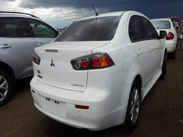 JA32U2FU5EU005146 - 2014 MITSUBISHI LANCER ES/ WHITE photo 4