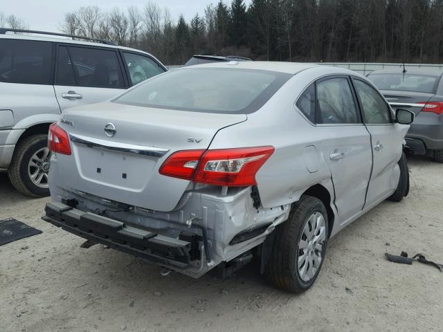 3N1AB7AP8HL696384 - 2017 NISSAN SENTRA S GRAY photo 4