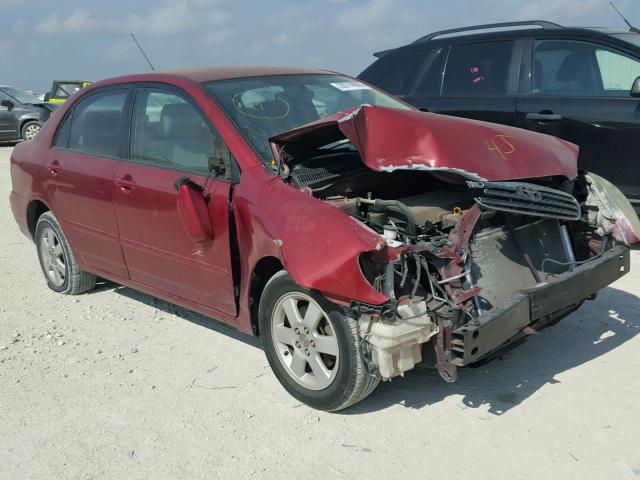 1NXBR32E55Z403816 - 2005 TOYOTA COROLLA CE RED photo 1