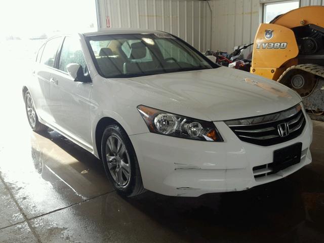 1HGCP2F67BA011074 - 2011 HONDA ACCORD SE WHITE photo 1