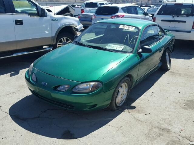 3FAFP11302R102900 - 2002 FORD ESCORT ZX2 GREEN photo 2