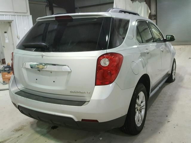 2CNALDEC2B6386643 - 2011 CHEVROLET EQUINOX LT SILVER photo 4