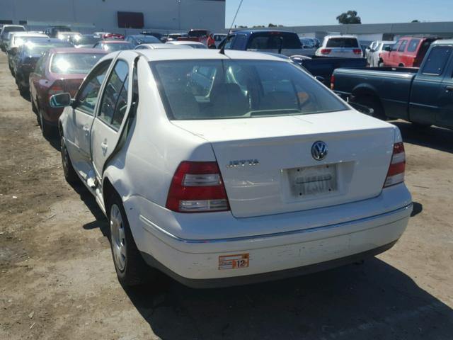 3VWRA69M65M059312 - 2005 VOLKSWAGEN JETTA GL WHITE photo 3