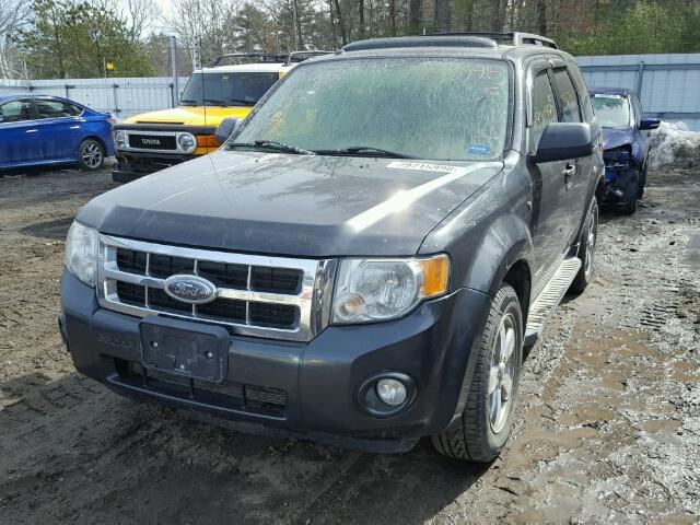 1FMCU93148KC92435 - 2008 FORD ESCAPE XLT GRAY photo 2