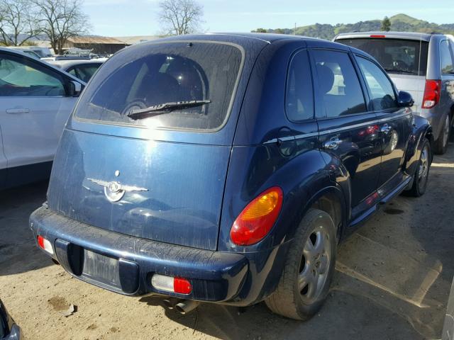 3C8FY4BB71T665182 - 2001 CHRYSLER PT CRUISER BLUE photo 4