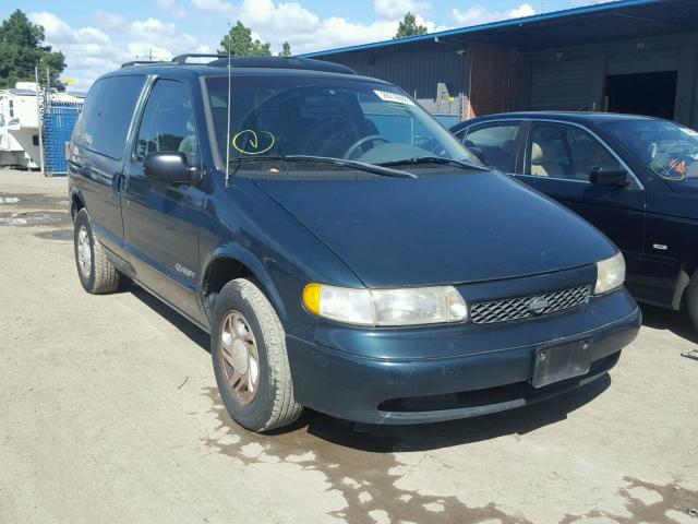 4N2ZN1112WD810685 - 1998 NISSAN QUEST XE GREEN photo 1
