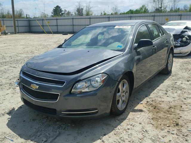 1G1ZG57B09F178744 - 2009 CHEVROLET MALIBU LS GRAY photo 2