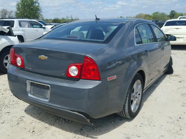 1G1ZG57B09F178744 - 2009 CHEVROLET MALIBU LS ნაცრისფერი ფოტო 4
