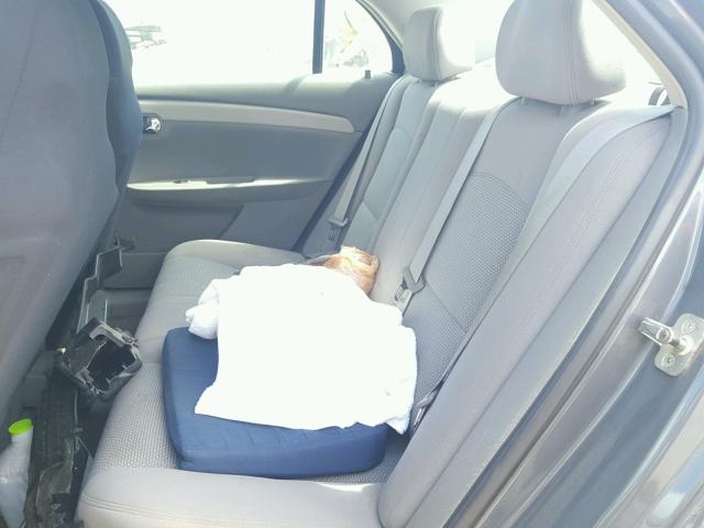 1G1ZG57B09F178744 - 2009 CHEVROLET MALIBU LS ნაცრისფერი ფოტო 6