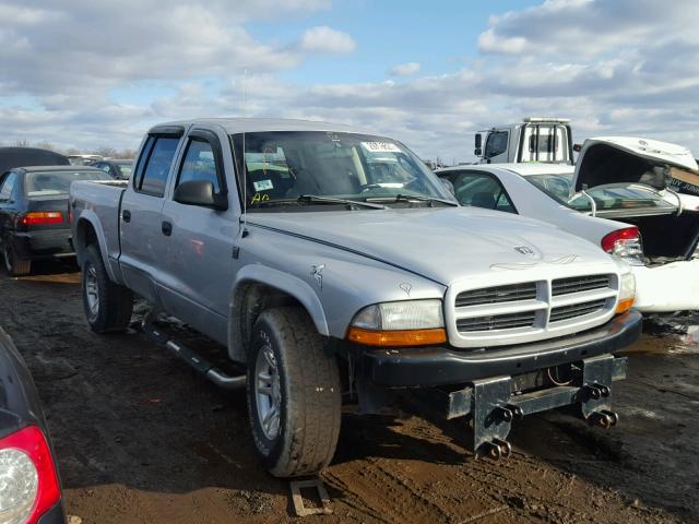 1D7HG38X13S220201 - 2003 DODGE DAKOTA QUA SILVER photo 1