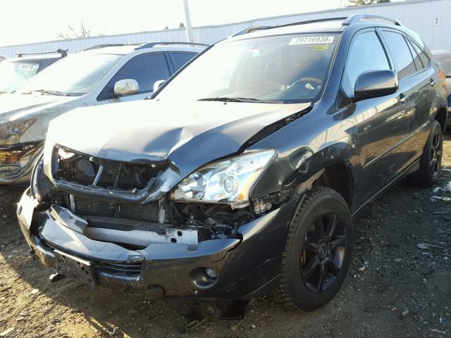 JTJHW31U972012406 - 2007 LEXUS RX 400H BLACK photo 2