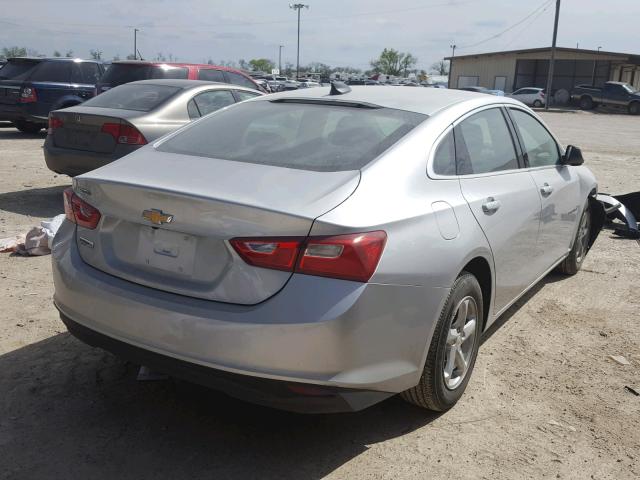 1G1ZB5ST4JF148522 - 2018 CHEVROLET MALIBU LS 银色 照片 4