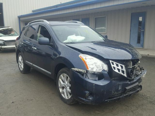 JN8AS5MV2DW131620 - 2013 NISSAN ROGUE S BLUE photo 1