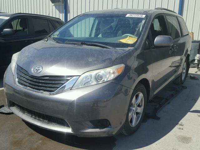 5TDKK3DC4BS165784 - 2011 TOYOTA SIENNA LE GRAY photo 2