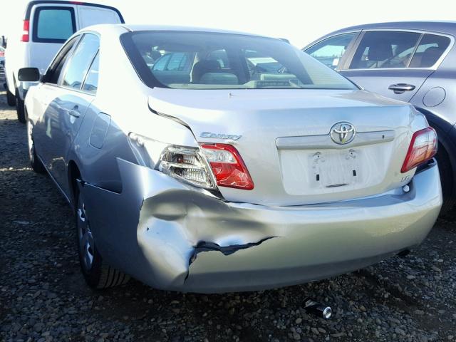 4T1BE46K37U169499 - 2007 TOYOTA CAMRY NEW SILVER photo 3