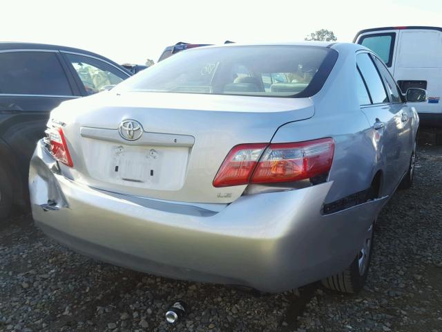 4T1BE46K37U169499 - 2007 TOYOTA CAMRY NEW SILVER photo 4