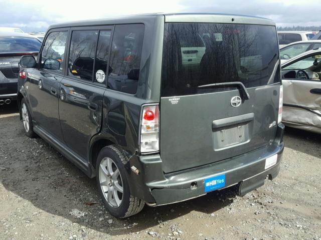 JTLKT324654006309 - 2005 TOYOTA SCION XB GREEN photo 3