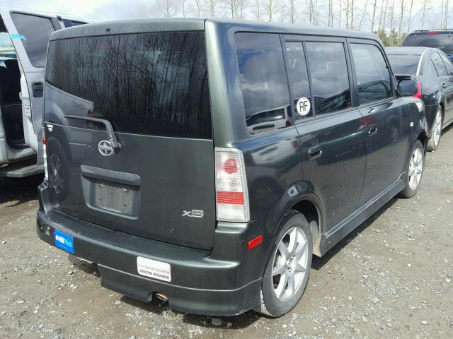 JTLKT324654006309 - 2005 TOYOTA SCION XB GREEN photo 4