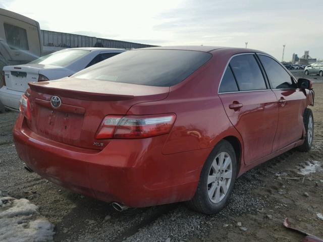 4T1BK46K47U054323 - 2007 TOYOTA CAMRY NEW RED photo 4