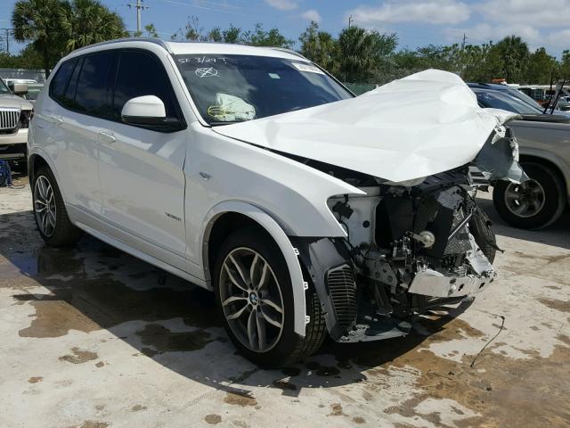 5UXWX9C58F0D55042 - 2015 BMW X3 XDRIVE2 WHITE photo 1