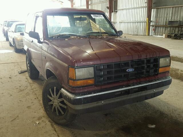 1FMCU12T3KUB03810 - 1989 FORD BRONCO II MAROON photo 1