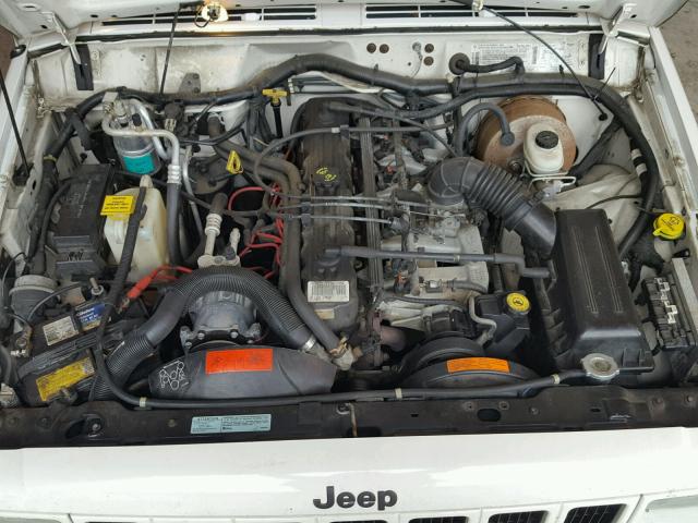 1J4FJ78S8VL578269 - 1997 JEEP CHEROKEE C WHITE photo 7