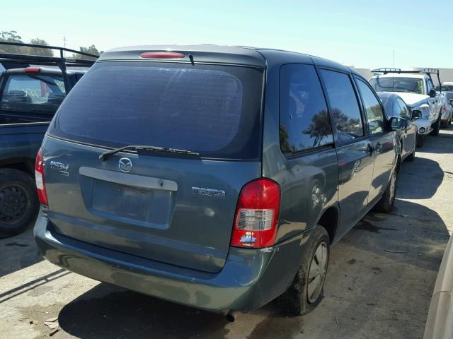 JM3LW28G8Y0164818 - 2000 MAZDA MPV WAGON GREEN photo 4