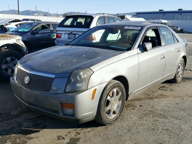 1G6DM577040104535 - 2004 CADILLAC CTS BLUE photo 2