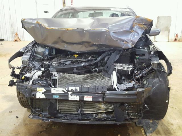 KNAFX4A61G5584449 - 2016 KIA FORTE LX GRAY photo 9