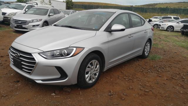 5NPD74LF2HH153692 - 2017 HYUNDAI ELANTRA SE SILVER photo 2