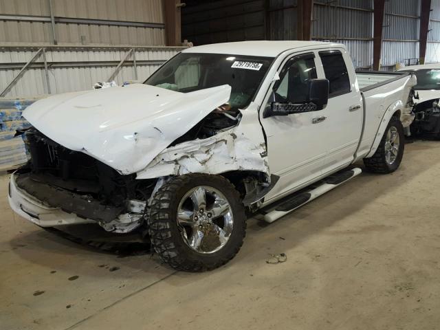 1C6RR7GTXES239435 - 2014 RAM 1500 SLT WHITE photo 2