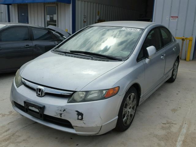 2HGFA165X8H328714 - 2008 HONDA CIVIC LX SILVER photo 2