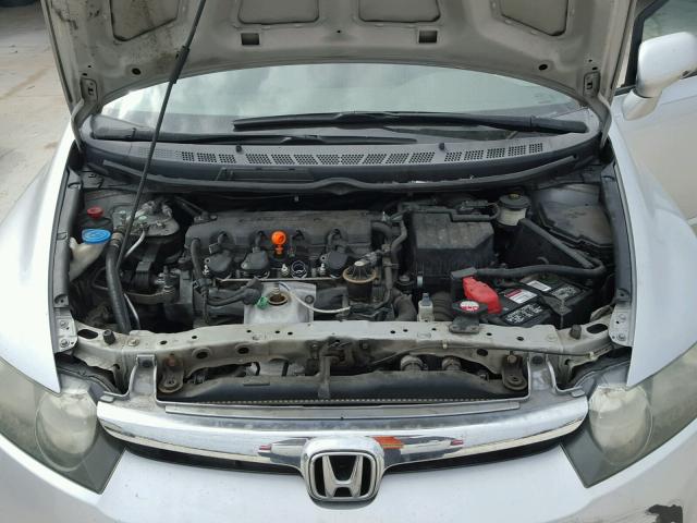 2HGFA165X8H328714 - 2008 HONDA CIVIC LX SILVER photo 7