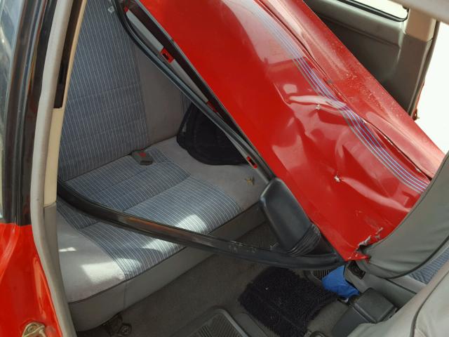 KNJPT06H9P6116756 - 1993 FORD FESTIVA GL RED photo 6