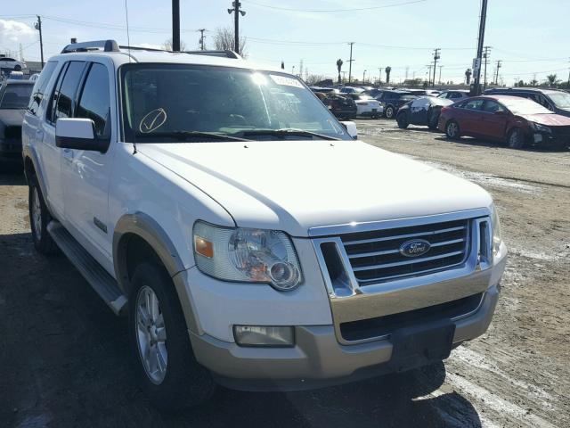 1FMEU64E86UB64368 - 2006 FORD EXPLORER E WHITE photo 1