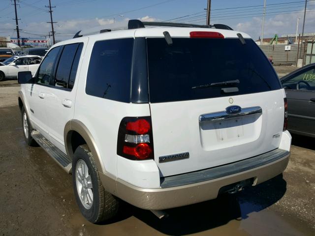 1FMEU64E86UB64368 - 2006 FORD EXPLORER E WHITE photo 3