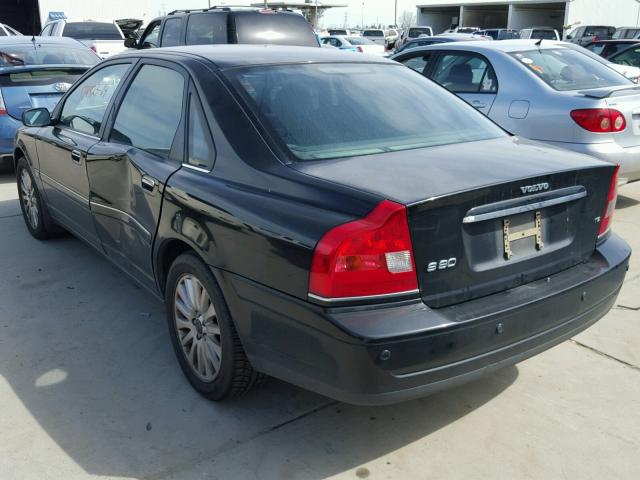 YV1TS91Z341341427 - 2004 VOLVO S80 T6 BLACK photo 3