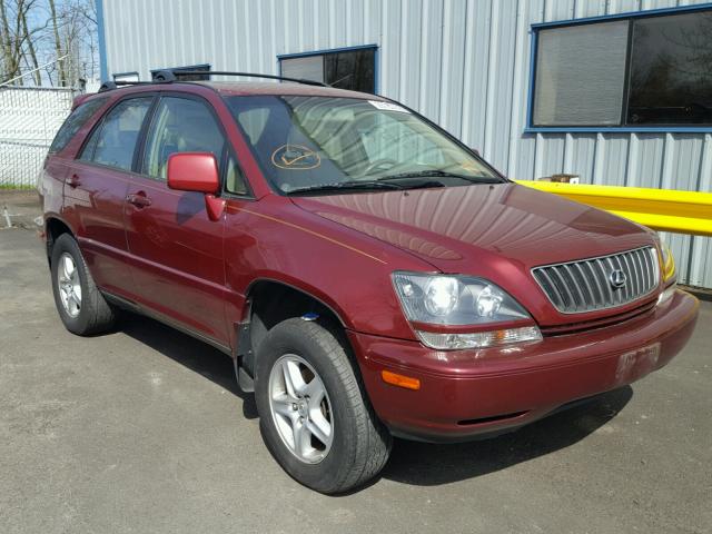 JT6HF10U9Y0119890 - 2000 LEXUS RX 300 RED photo 1