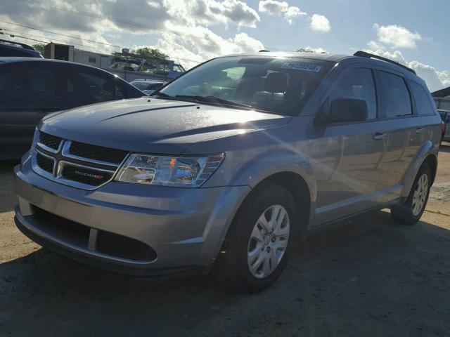 3C4PDCABXFT521372 - 2015 DODGE JOURNEY SE GRAY photo 2