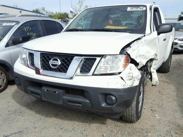 1N6BD0CTXFN755457 - 2015 NISSAN FRONTIER S WHITE photo 2