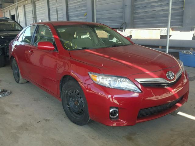 4T1BB46K69U102522 - 2009 TOYOTA CAMRY HYBR RED photo 1