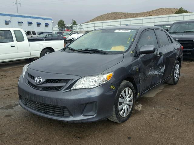 2T1BU4EE5CC793976 - 2012 TOYOTA COROLLA BA CHARCOAL photo 2