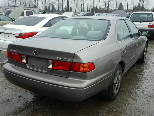 4T1BG22K21U023042 - 2001 TOYOTA CAMRY CE GRAY photo 4