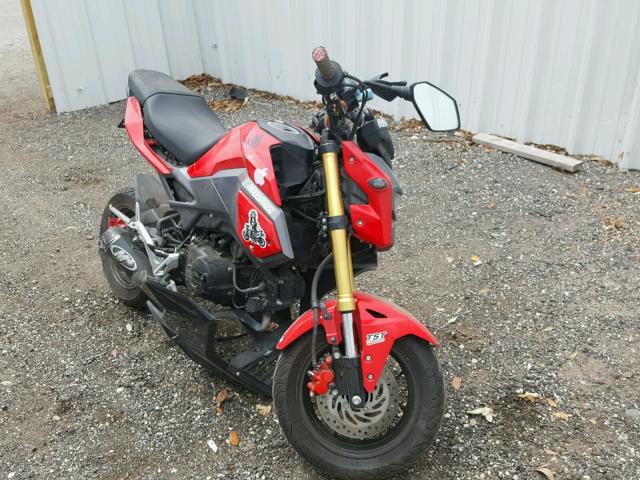 MLHJC6111H5204887 - 2017 HONDA GROM 125 RED photo 1