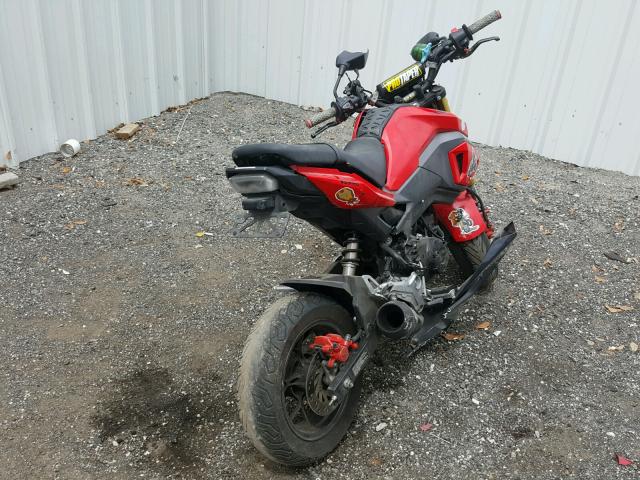 MLHJC6111H5204887 - 2017 HONDA GROM 125 RED photo 4