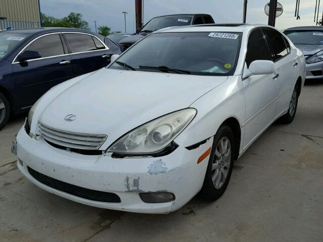 JTHBA30G540009222 - 2004 LEXUS ES 330 WHITE photo 2