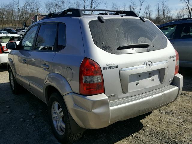 KM8JN72D26U290902 - 2006 HYUNDAI TUCSON GLS SILVER photo 3