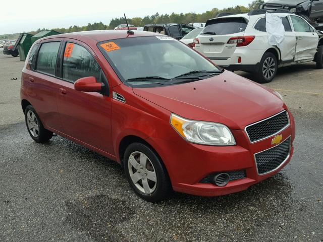 KL1TD6DE9AB132374 - 2010 CHEVROLET AVEO LS RED photo 1