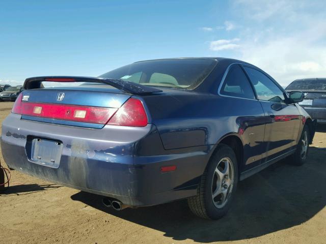 1HGCG31401A004994 - 2001 HONDA ACCORD LX BLUE photo 4