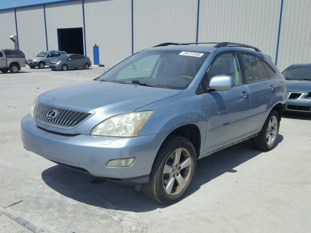 2T2GA31U84C006425 - 2004 LEXUS RX 330 BLUE photo 2